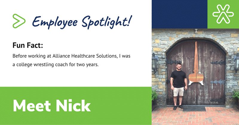 Employee Spotlight, Nick is a Recruitment Consultant in our Non-Acute division. He's always working hard to find the right match for our candidates, and for that we are so thankful!